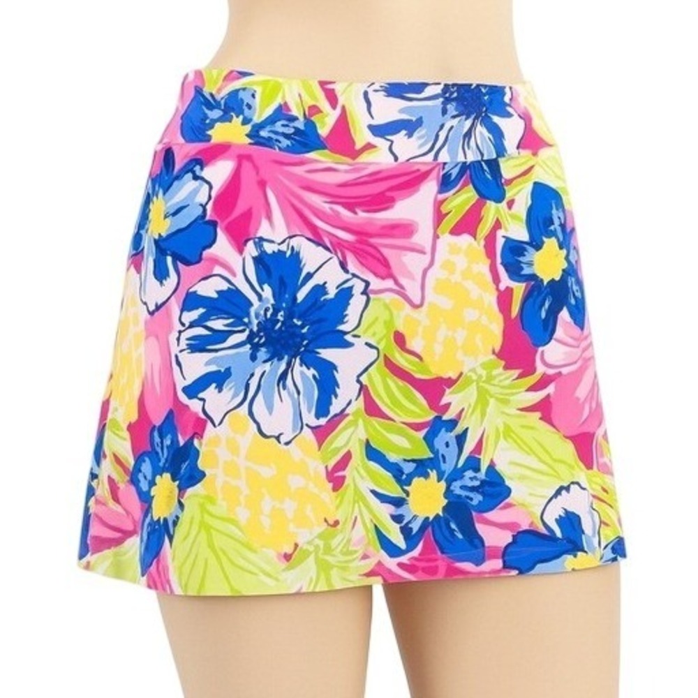 Rafaella Floral Pineapple Print Skort Tennis Golf Athletic Activewear M‎ Womens